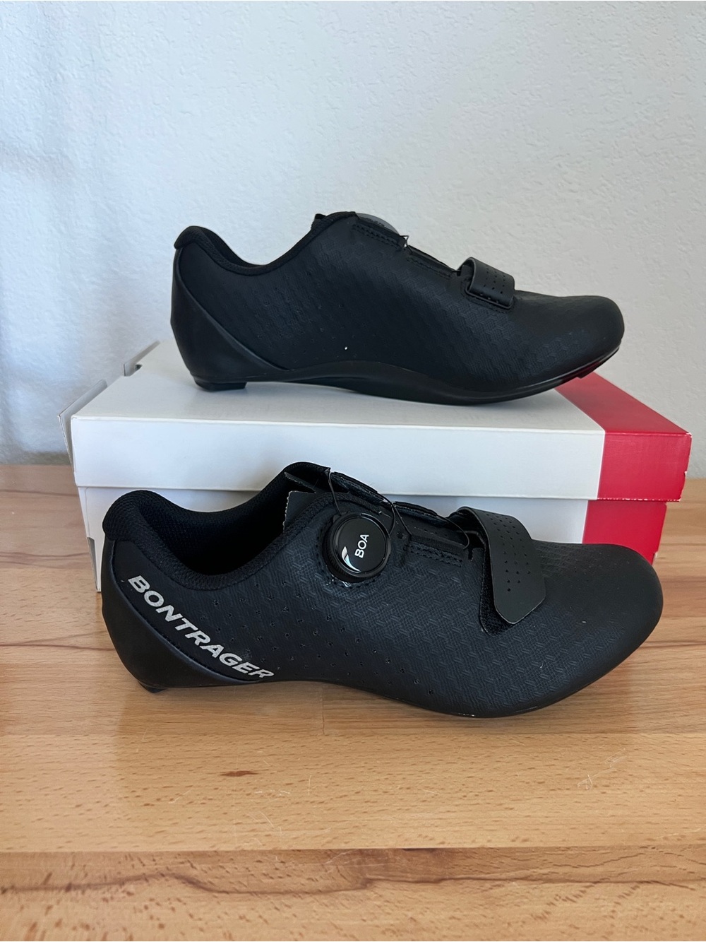 Bontrager Men's Black Road Cycling Shoes with BOA Closure